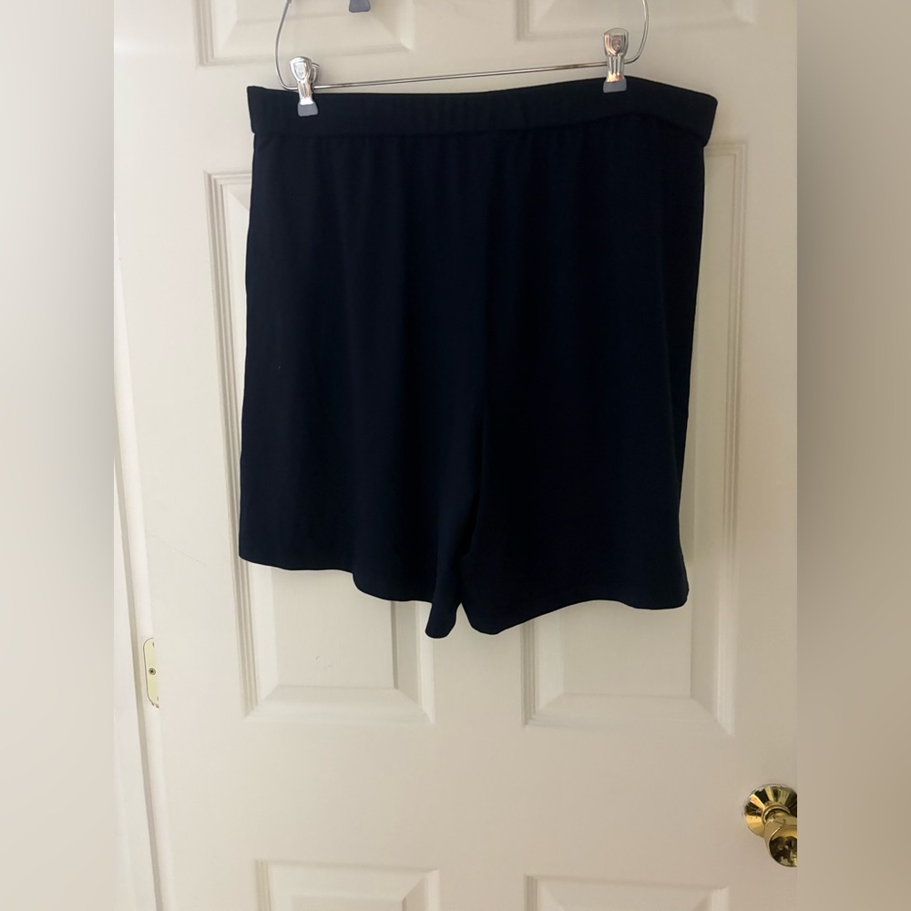J. Jill High Waist Navy Shorts - Picture 3 of 8